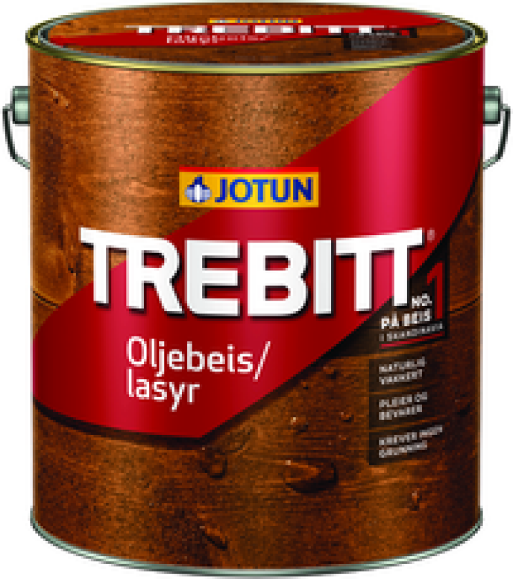 TREBITT OLJEBEIS HVIT 10L