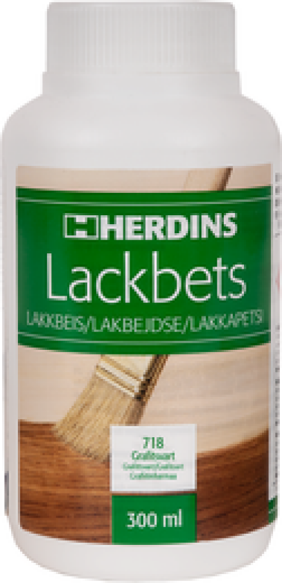 LAKKBEIS 718 GRAFITTSVART 0,3L