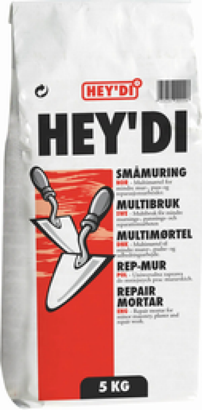 Bilde av MØRTEL SMÅMURING 5KG MUR OG PUSSMØRTEL