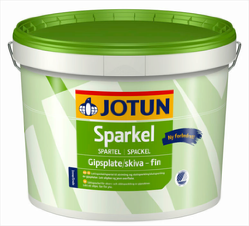 Bilde av SPARKEL GIPSPLATE FIN 10L