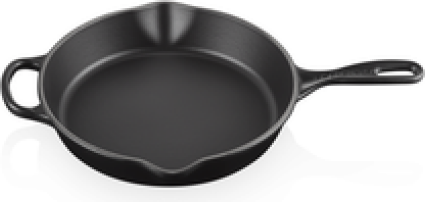 STEKEPANNE DYP STØPT 26CM, SORT MATT