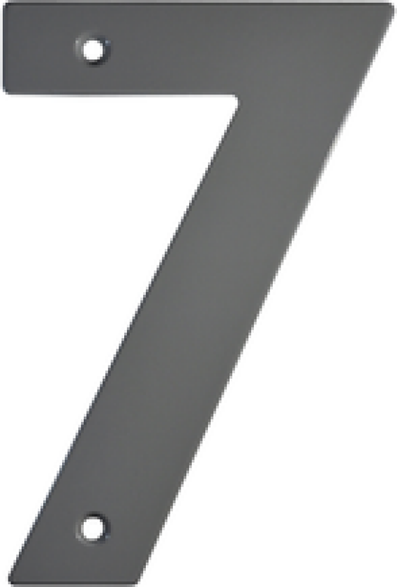 HUSNUMMER GRÅ 140MM 7