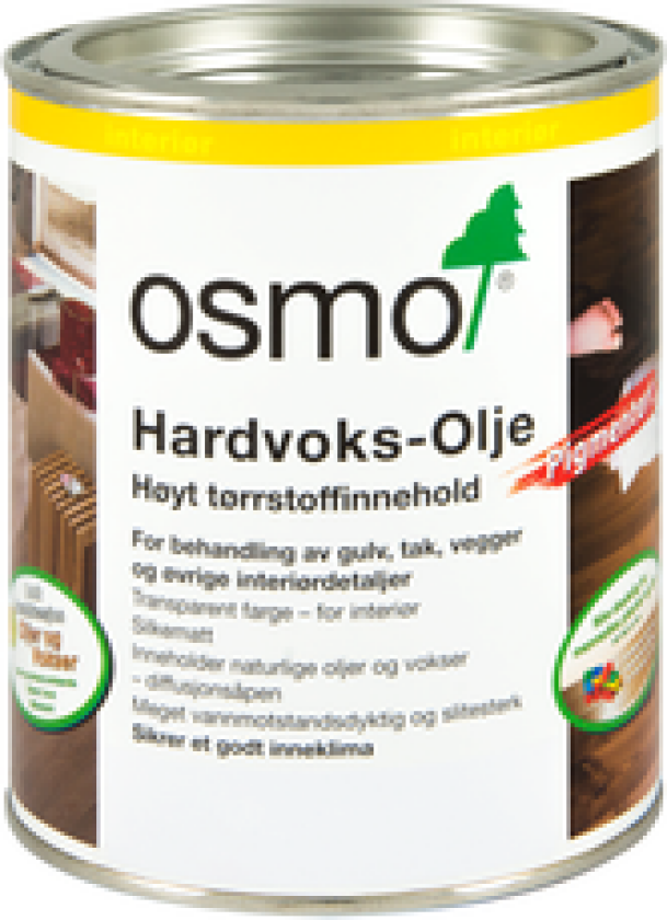 HARDVOKSOLJE PIGM 3075 0,75L SORT