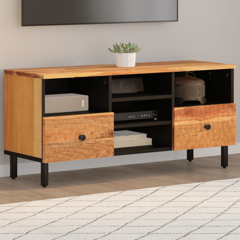 TV-benk 100x33x46 cm heltre akasie