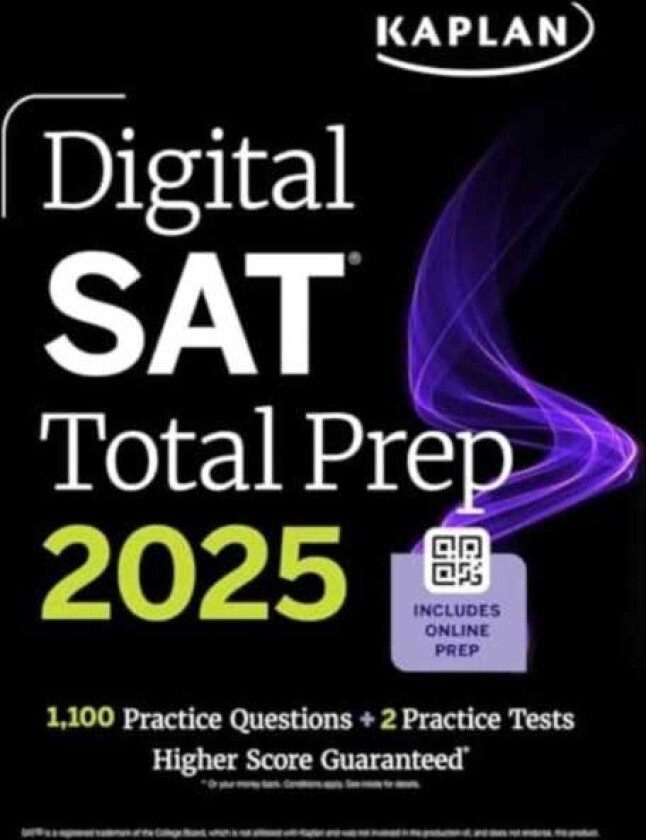 Digital SAT Total Prep 2025 with 2 Full Length Practice Tests, 1,000+ Practice Questions, and End of Chapter Quizzes