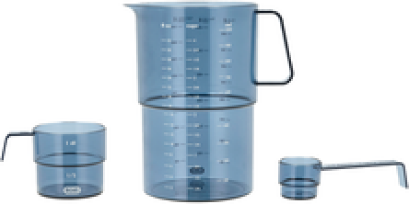 MÅLESETT MENSURA 3 DELER DUSTY BLUE