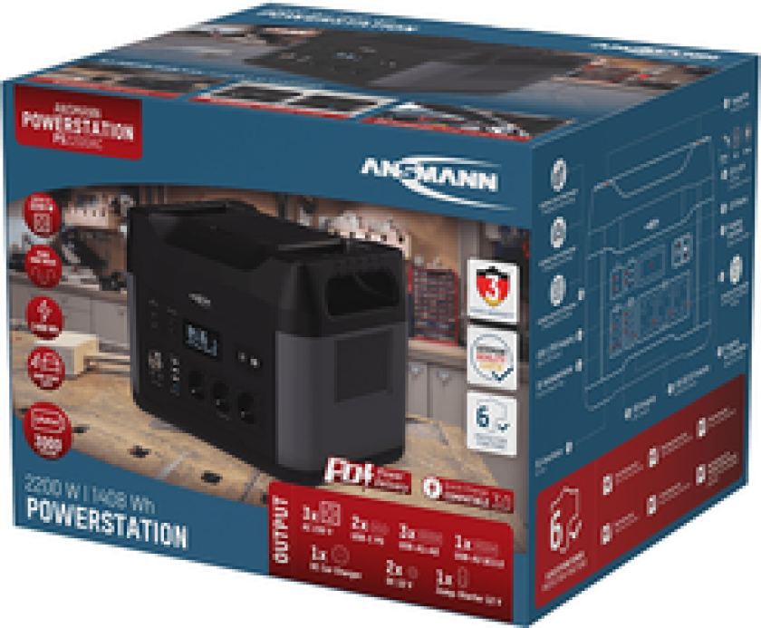 Strømstasjon 2200W