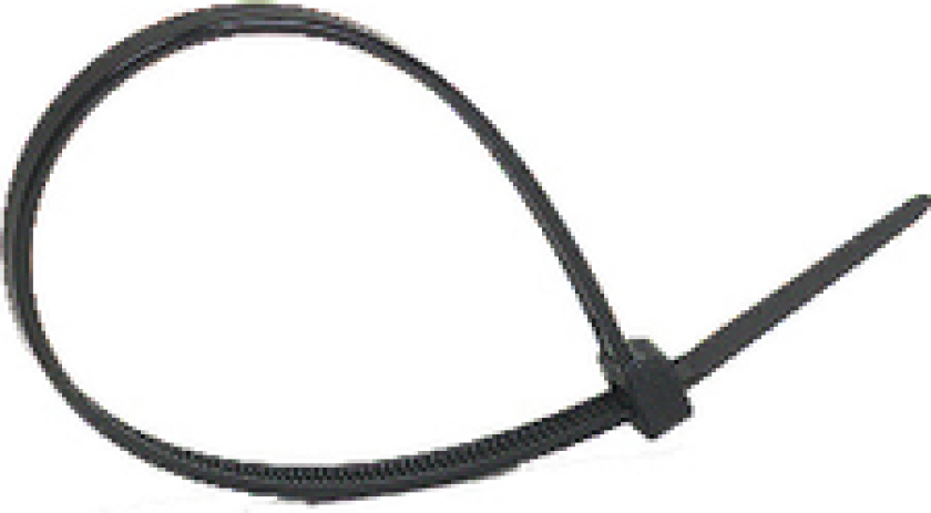 STRIPS 4,8X200MM SVART 20STK