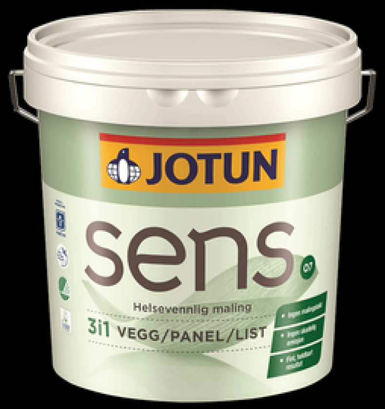 SENS VEGG/PANEL/LIST 07 HVIT-BASE 3L