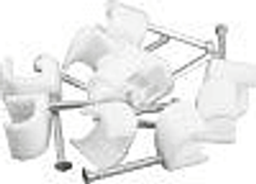 KLAMMER 6X9 HVIT OVAL LEDNING