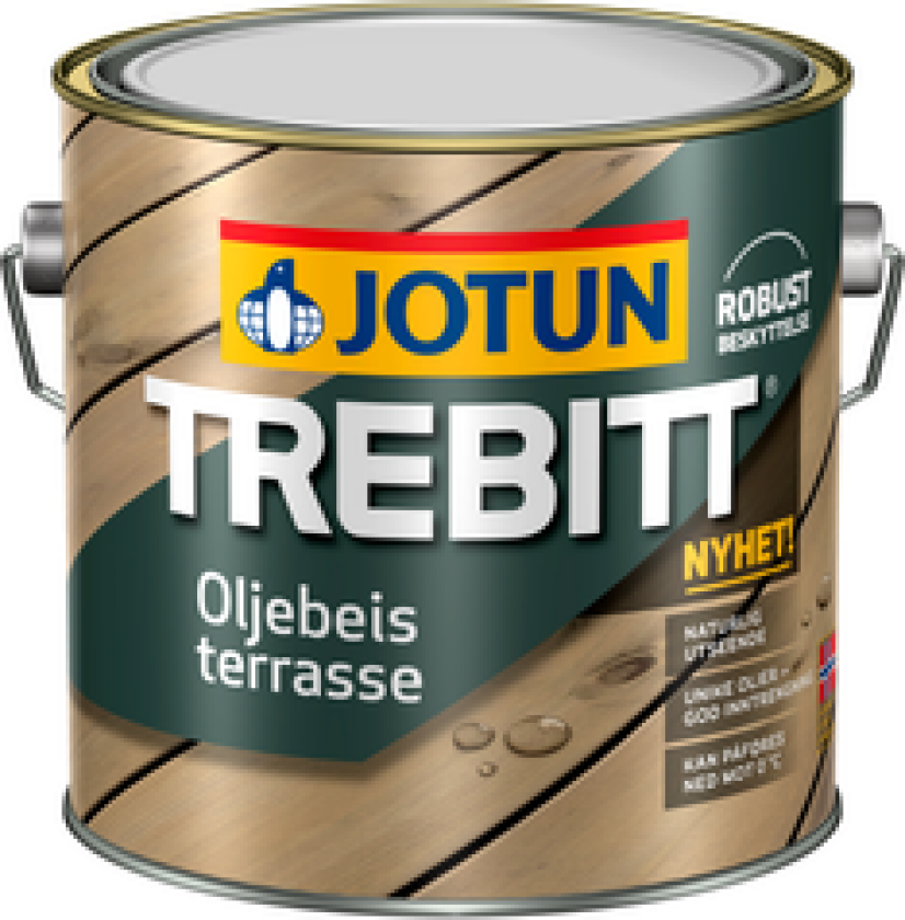 TREBITT OLJEBEIS TERRASSE KLAR-BA 2,7L