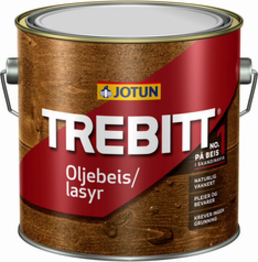 TREBITT OLJEBEIS HVIT 3L