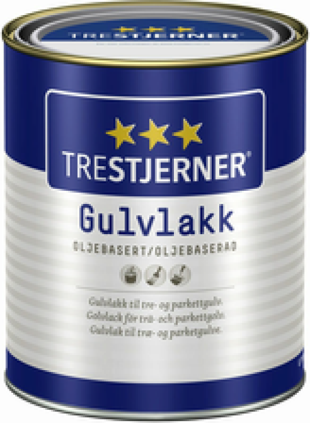 Gulvlakk Oljebasert Blank 0 ¾l