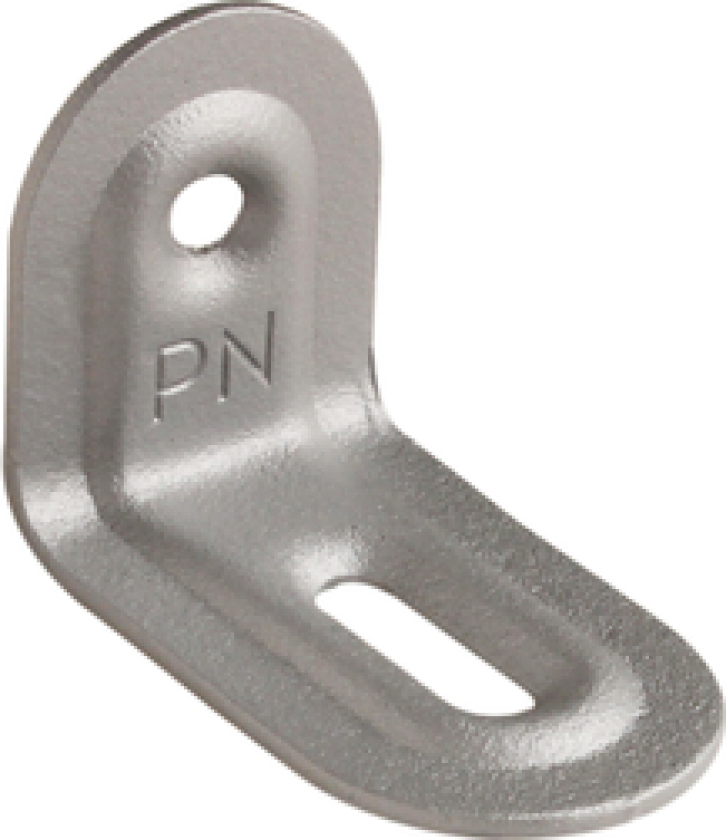 MØBELVINKEL 23MM FINSTRUKTUR GRÅ MED RUSTFRI A4 SKRUER