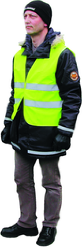 Bilde av REFLEKSVEST RAWLINK 100% POLYESTER SIKKERHETSVEST XL 68X65CM