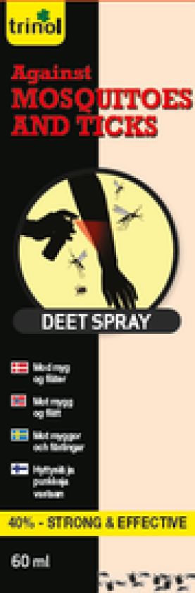DEET SPRAY 40% MYGG OG FLÅTT