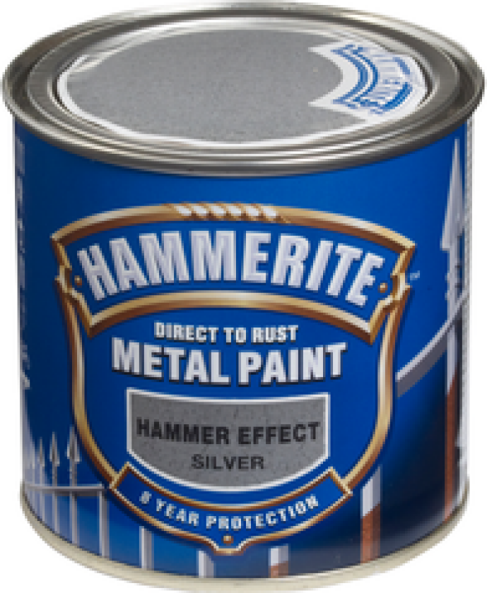 METALLMALING SØLVGRÅ 250ML