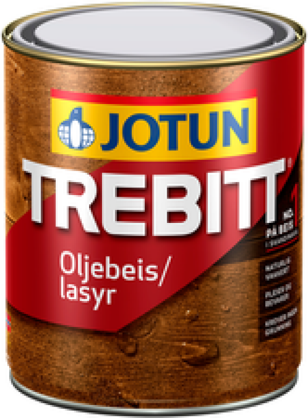 TREBITT OLJEBEIS RØD BASE 0.68L