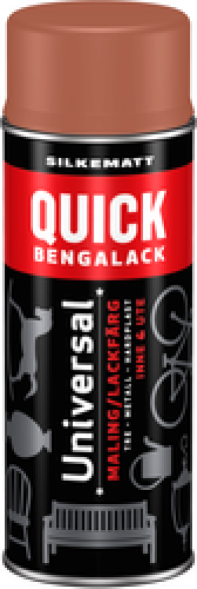 Spray Universal Silkematt Terracotta Rød 6031 400ml