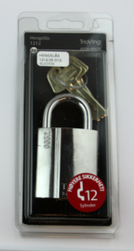 HENGELÅS HL 1212R/25 RUSTFRI GDS