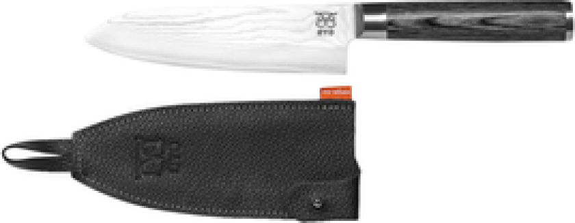 KOKKEKNIV OPAL SANTOKU GRÅ 16,5CM