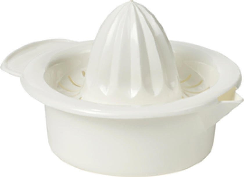 SITRUSPRESSE M/SKÅL HVIT PP