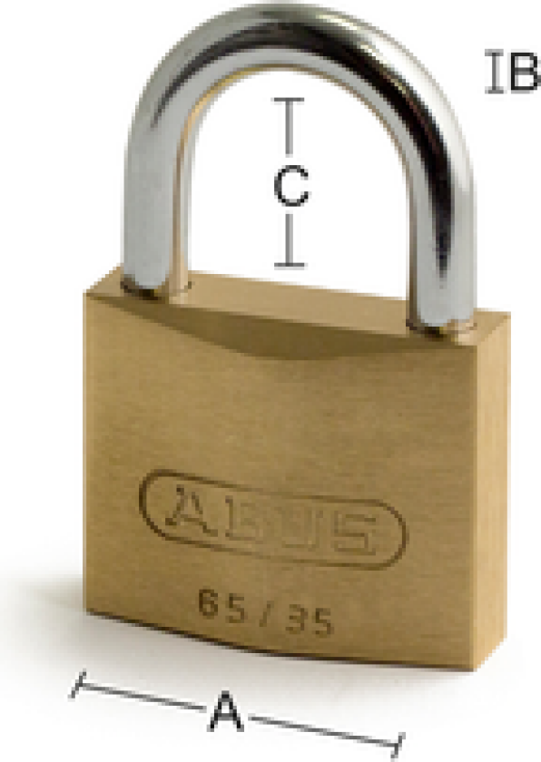 HENGELÅS 65/35 MESSING