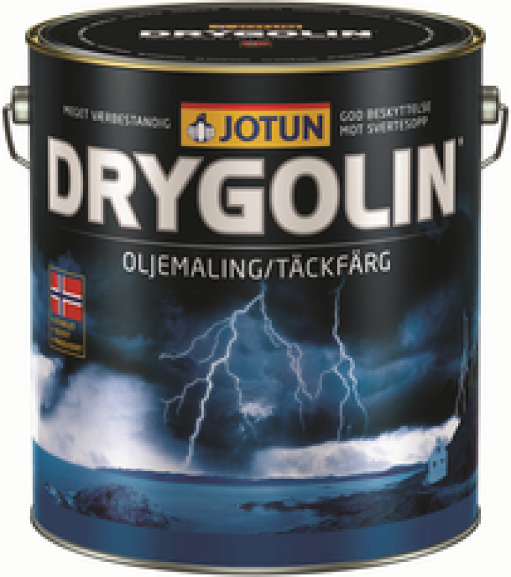 DRYGOLIN OLJEMALING HVIT 10L