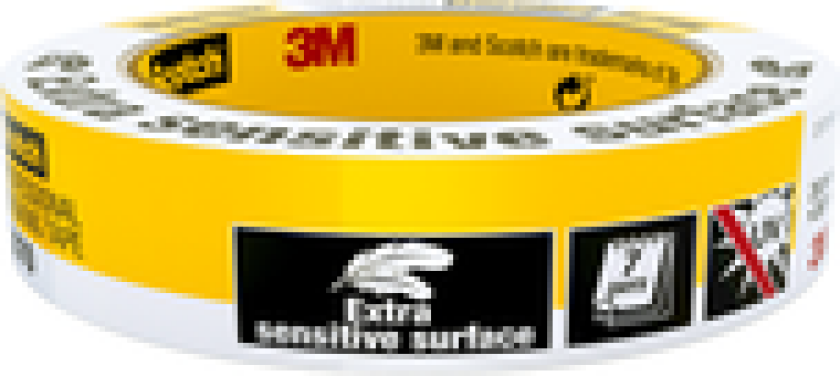 MASKERINGSTAPE 207024SW 24MMX50M EXTRA SENSITIVE OVERFLATER