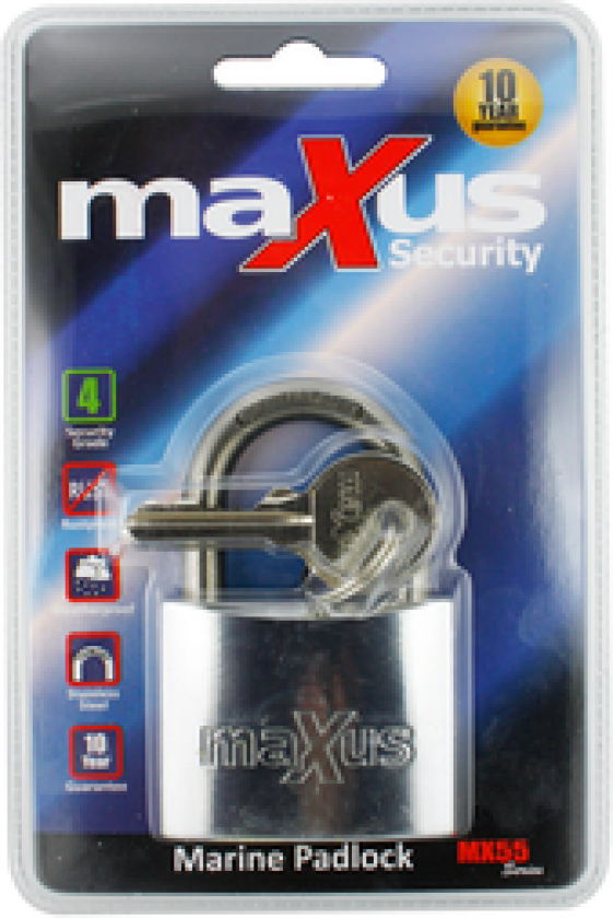 HENGELÅS MX55/30 MARINE 30MM RUSTFRI