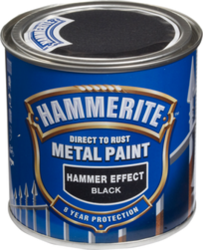 Bilde av METALLMALING SORT 250ML