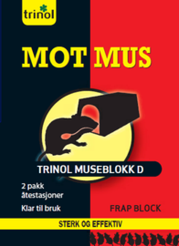 MUSEBLOKK D FRAP BLOCK 2STK