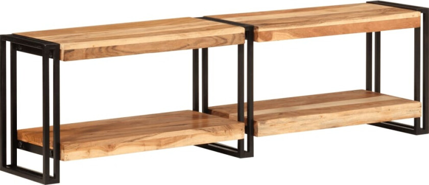 TV-benk 140x30x40 cm heltre akasie