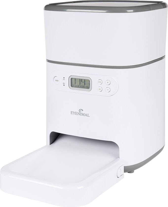 EYENIMAL liten fôrautomat - inntiil 2,5 kg tørrfôr
