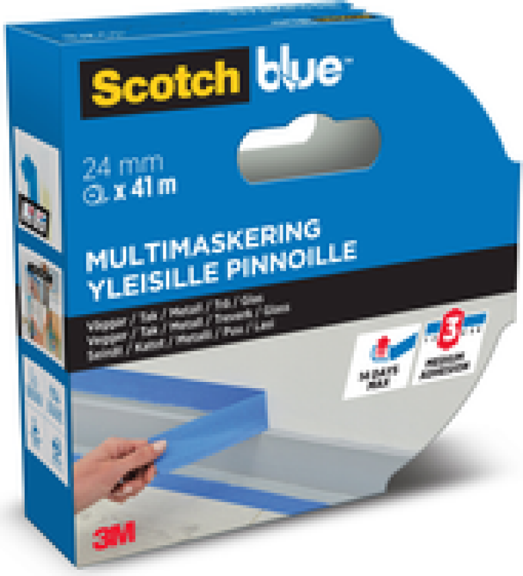 MASKERINGSTAPE BLÅ2090 MULTI-SURFACE PREMIUM