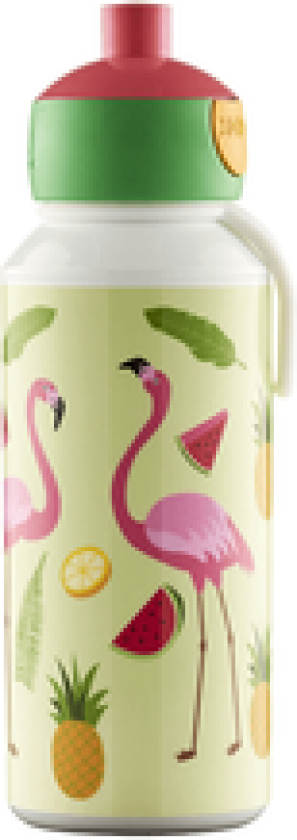 DRIKKEFLASKE BARN POP-UP TROPISK FLAMINGO