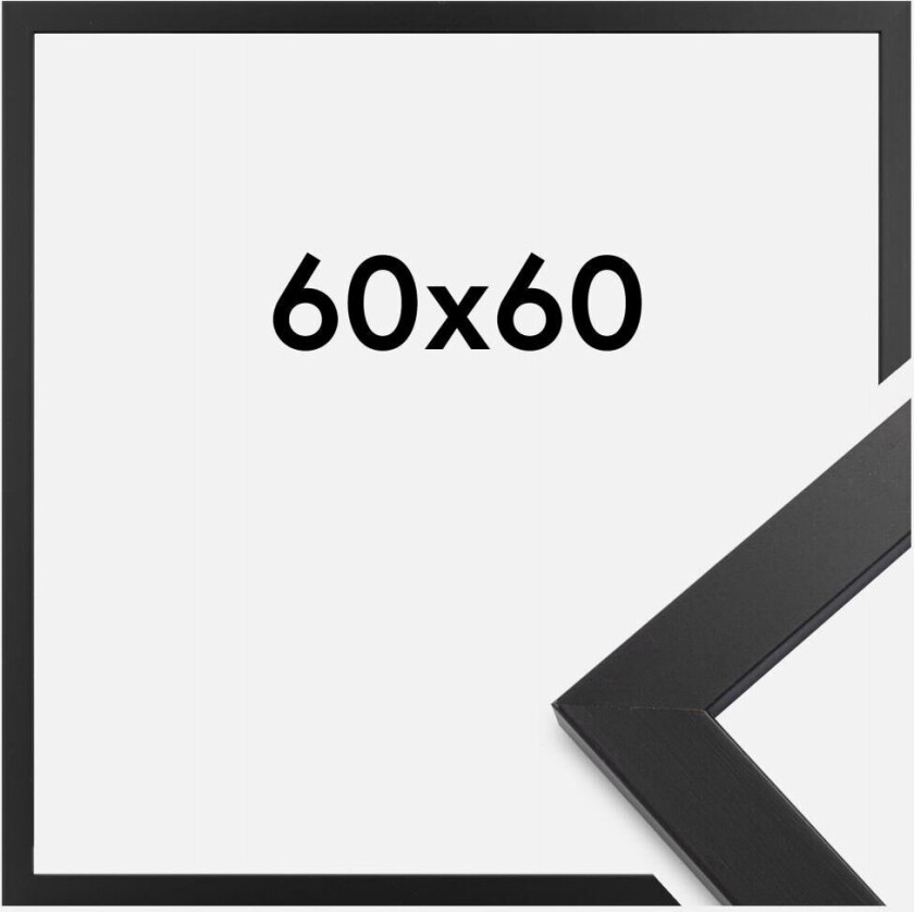 Ramme Black Wood 60x60 Cm