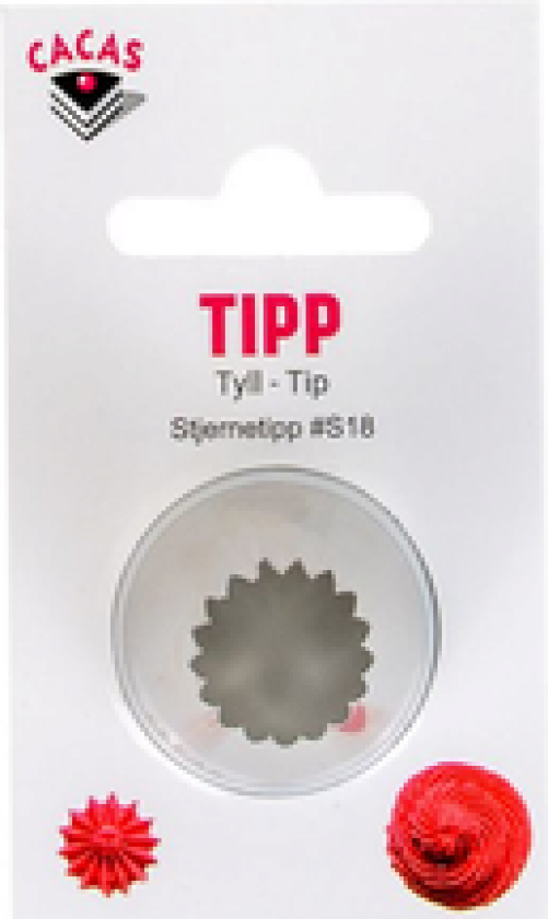 TIPP STJERNE ÅPEN STOR, S18