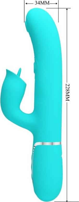 Pretty Love - Kaninvibrator Med Slikkefunksjon