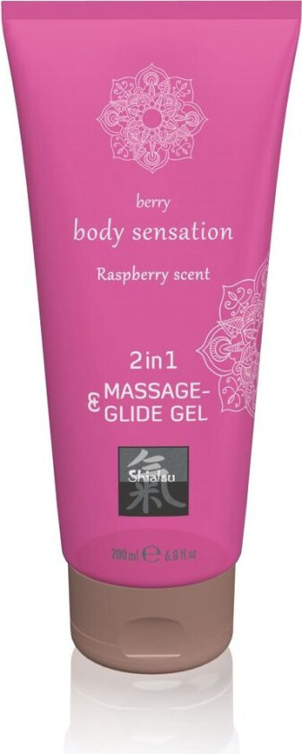 Massage and Glide Gel 2in1 Raspberry