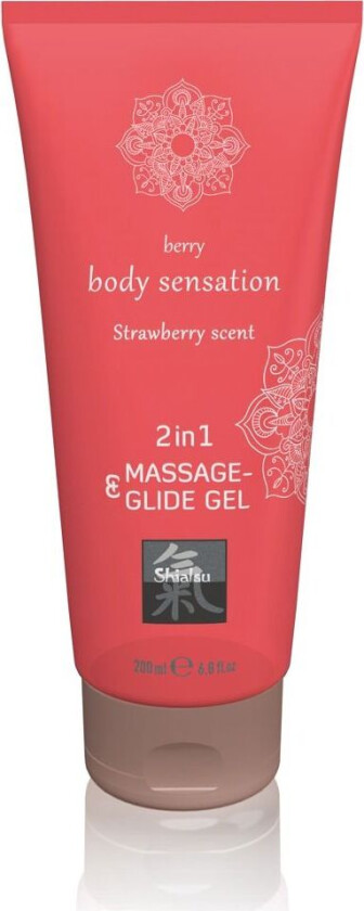 Massage and Glide Gel 2in1 Strawberry