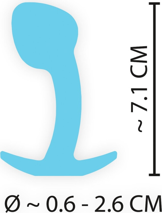 Cuties Mini Butt Plug - Blå