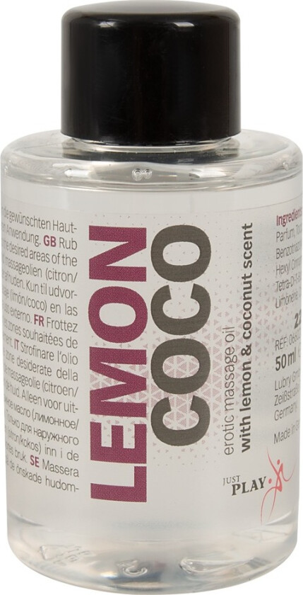 Just Play Lemon Coco Massasjeolje