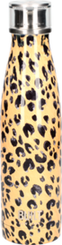 DRIKKEFLASKE LEOPARD DOBBEL VEGG 0,48L