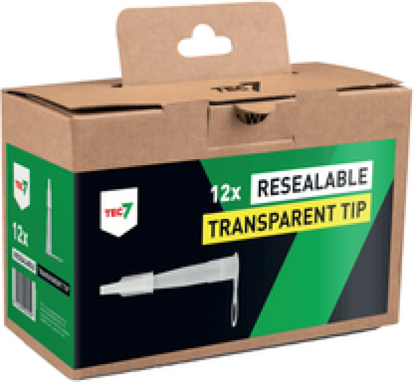 Patronspisser 12stk transparent Tip