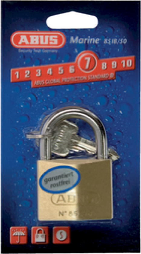 HENGELÅS 85IB/50 MESSING FG GODKJENT KLASSE 1