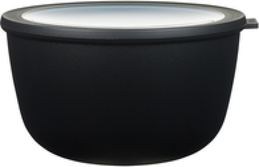 SKÅL MED LOKK CIRQULA 3L SVART