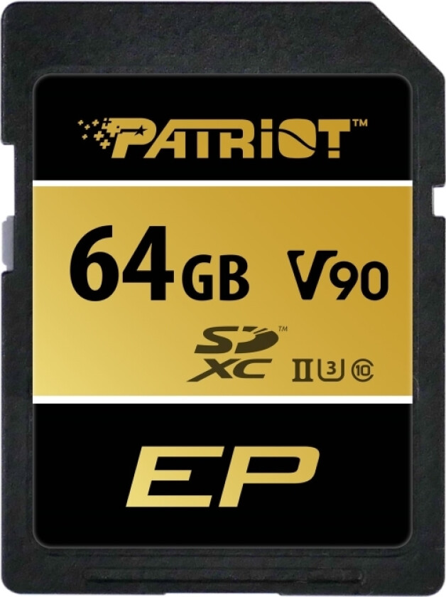Kort Til Kort Microsdxc 64 Gb V90 Uhs-Ii U3 C10 300/260 Mb/S