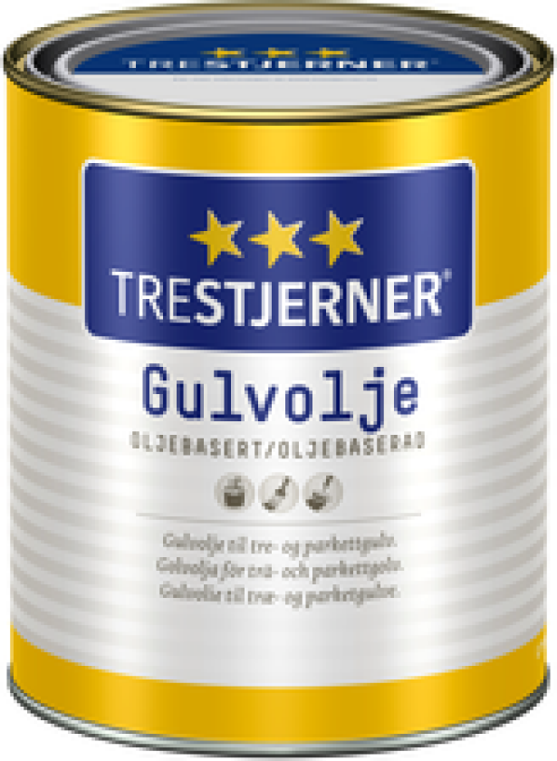 Gulvolje Hvit 0.68l