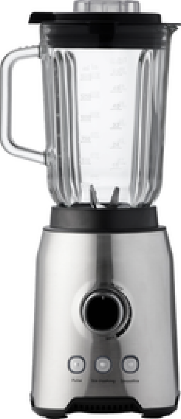 BLENDER 1,5L 1200 WATT STÅL/SVART